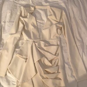 Michael Costello x Revolve white mini dresses